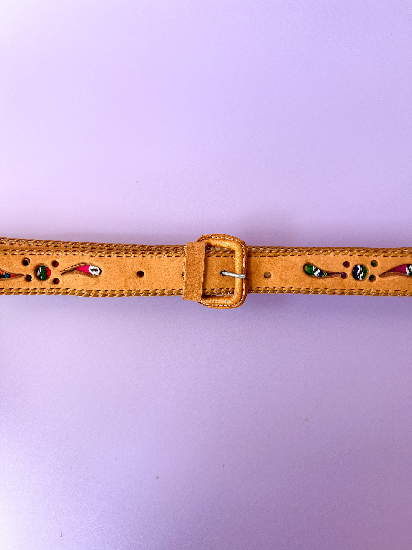 Southwestern Style Light Brown Belt