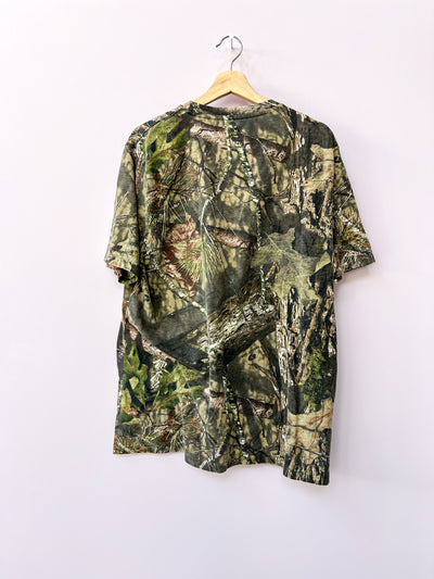 Camo Trout Chain Stitch Short Sleeve Tee XL
