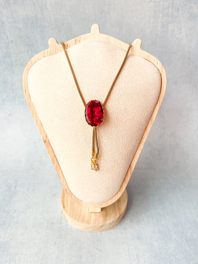 Gemstone Western Bolo Tie - MULTIPLE STONE COLORS