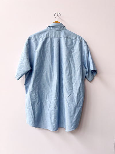 Horseshoe Upcycled Button Up Shirt 1X