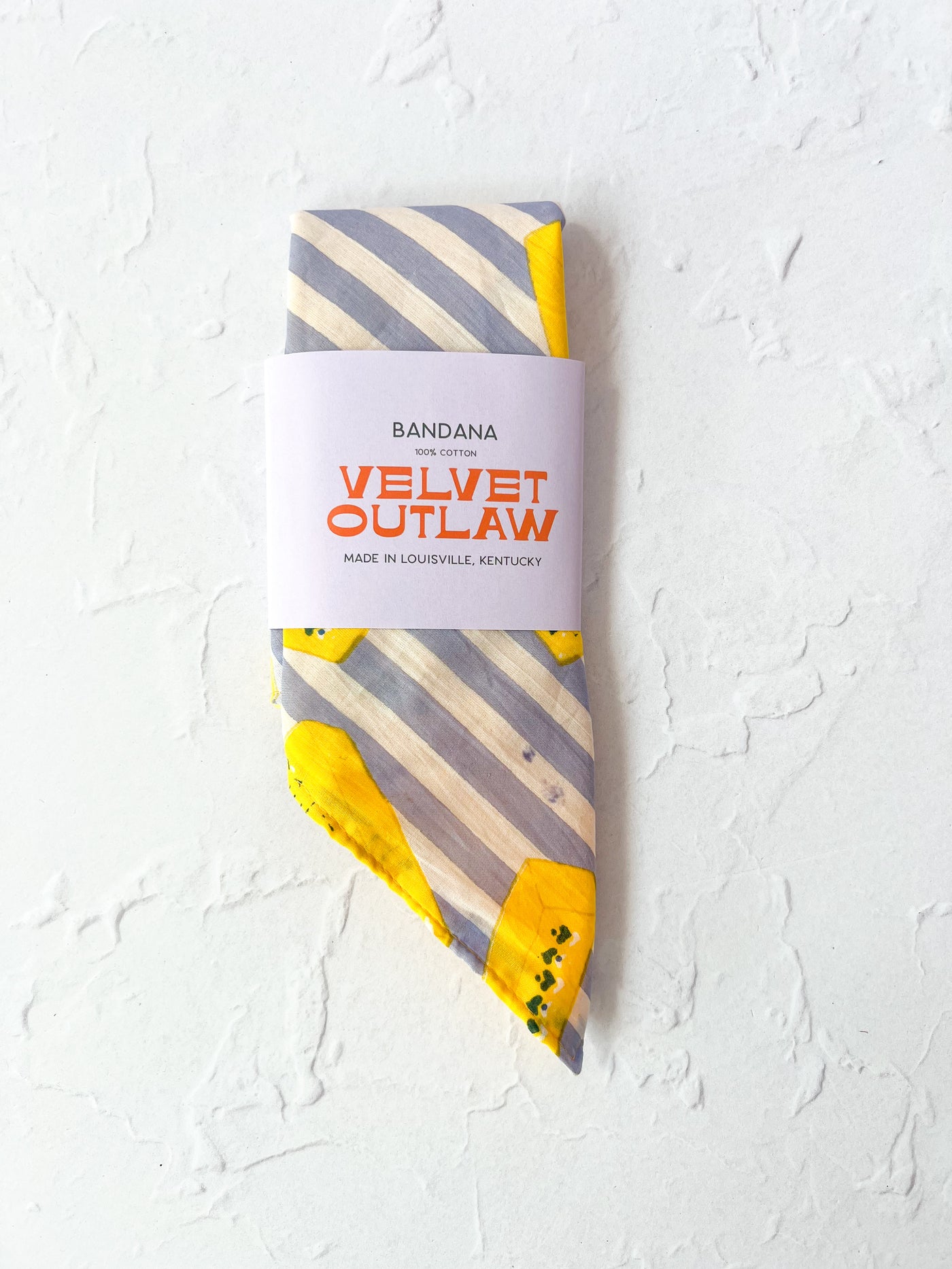 Butter Bandana Blue and White Stripe
