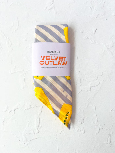 Butter Bandana Blue and White Stripe