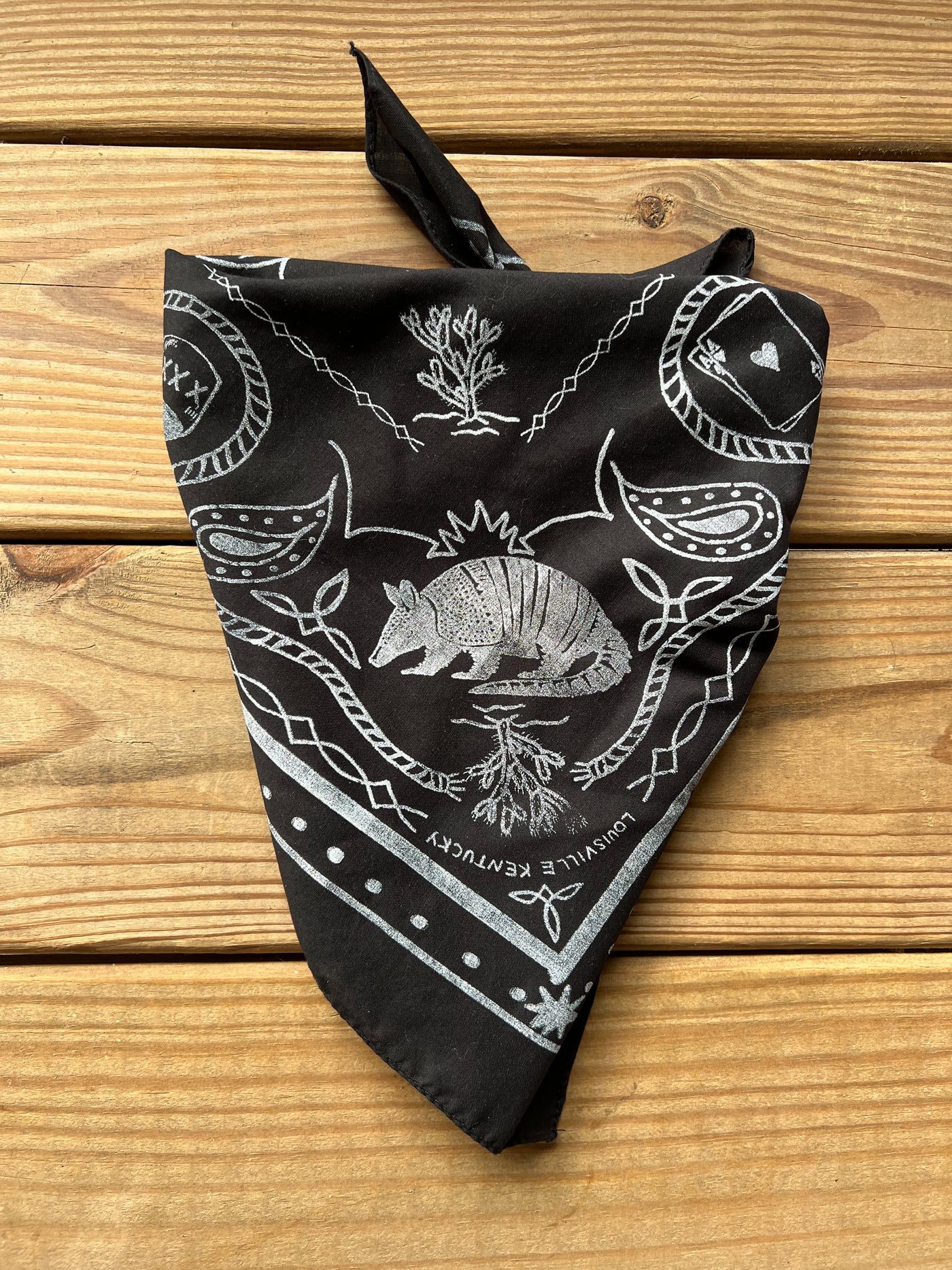 Armadillo Cotton Bandana - Multiple Colors