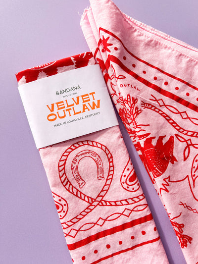 Armadillo Cotton Bandana - Multiple Colors