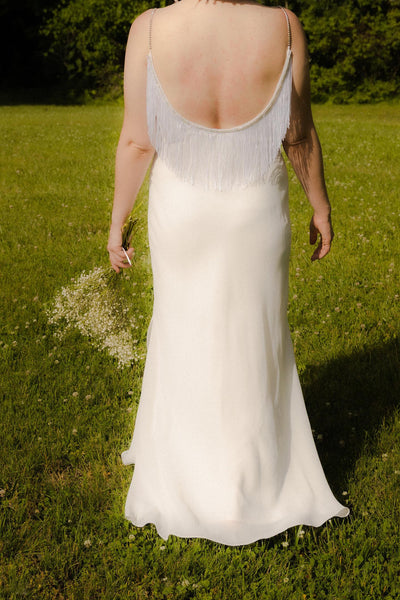 White Vintage Wedding Dress Size 4/6