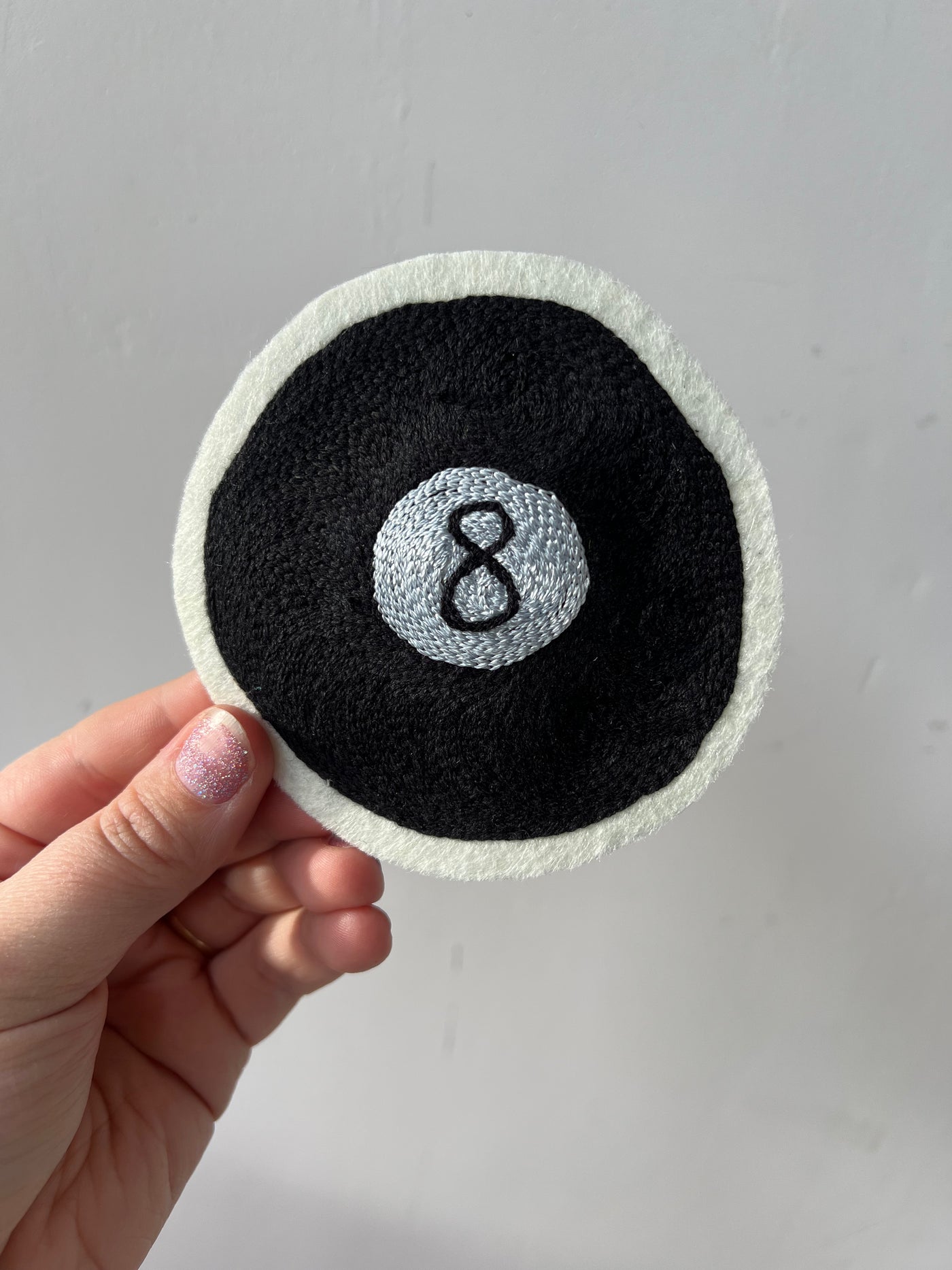 Magic 8 Ball Chainstitch Iron On Patch