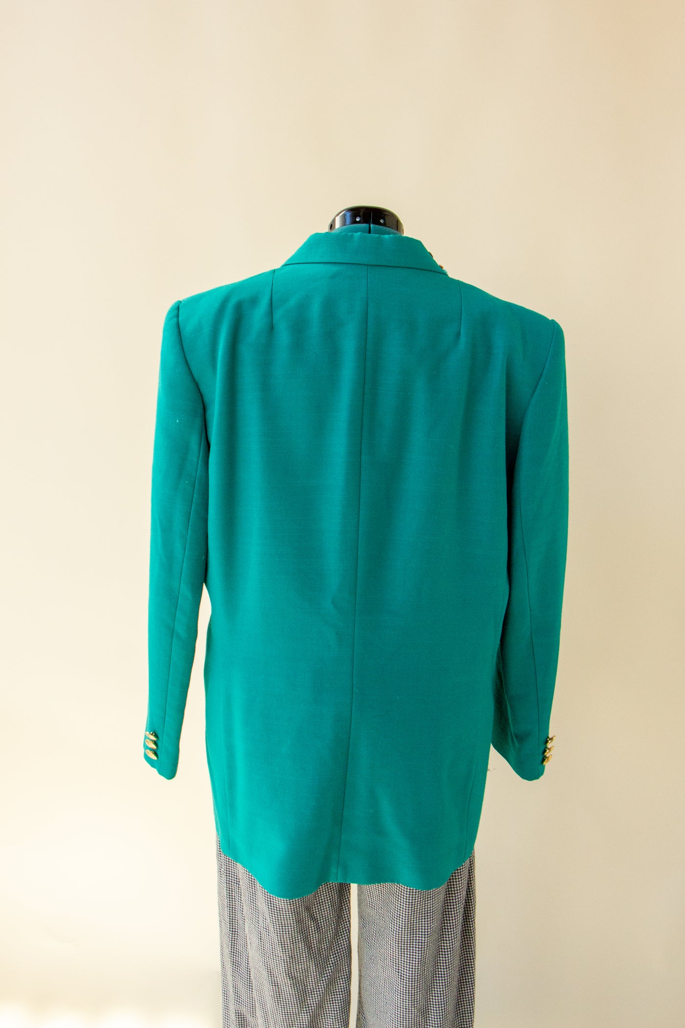 Teal Rhinestone Blazer XL