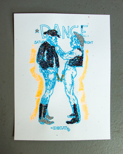 Cowboys Dance Print