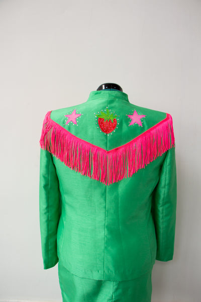 Strawberry Cowgirl Western Blazer Size M