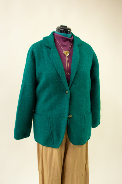 Green Wool Sweater