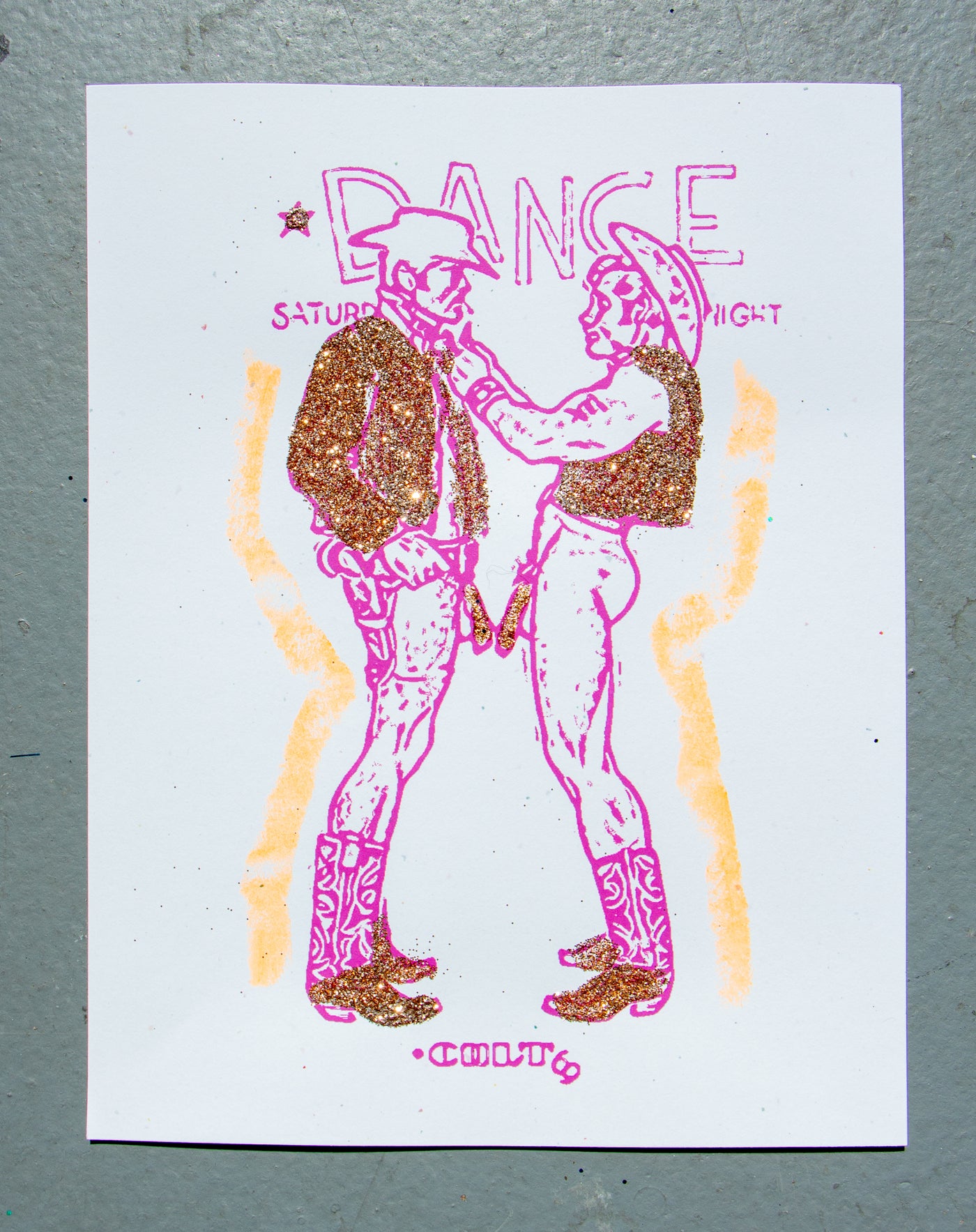 Cowboys Dance Print