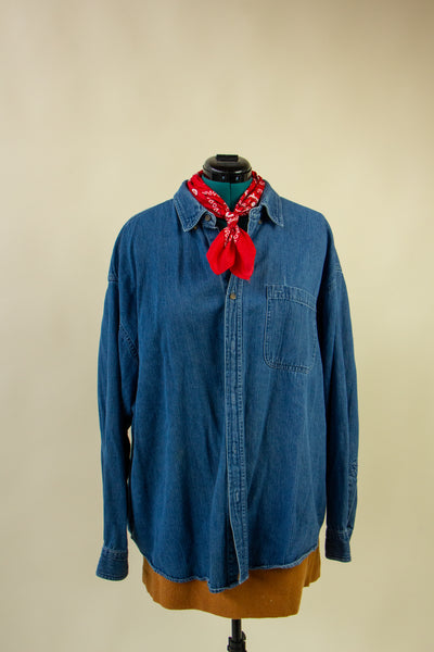 Denim Shirt 3X