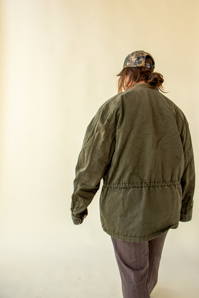 Olive Green Barn Coat