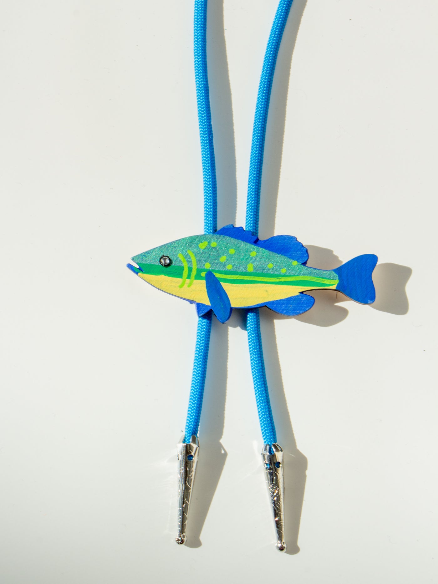 Fish Blue Bolo Tie