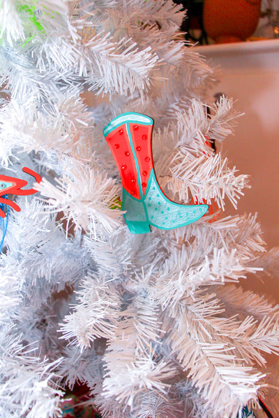 Cowgirl Boot Ornament