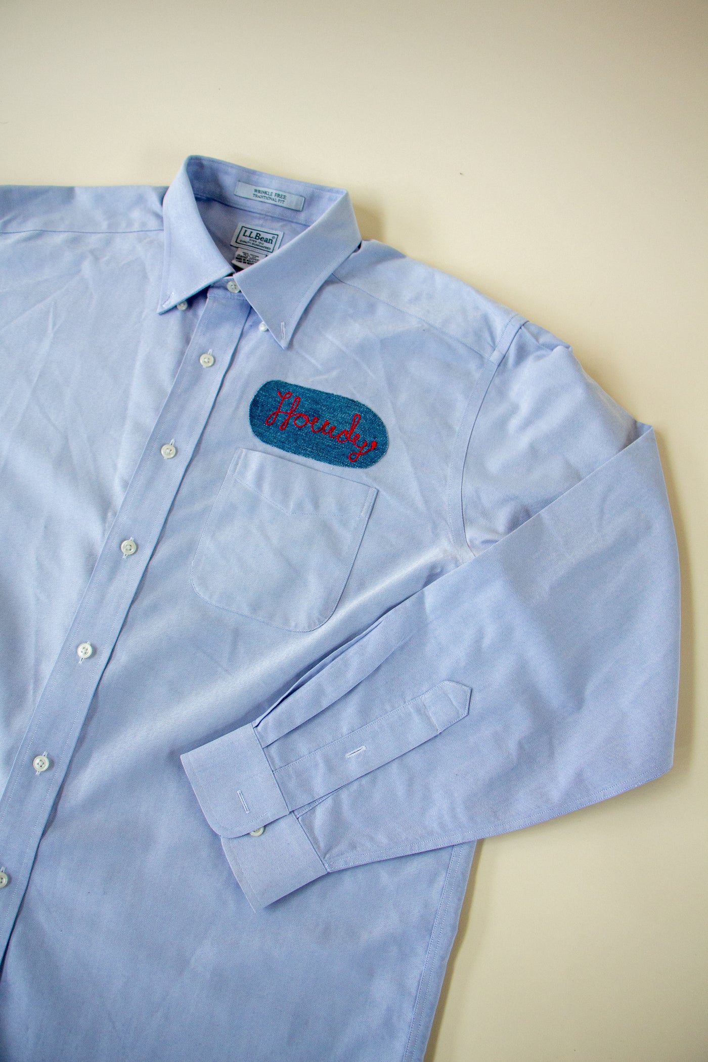 Chainstitch Patch Work Shirt L