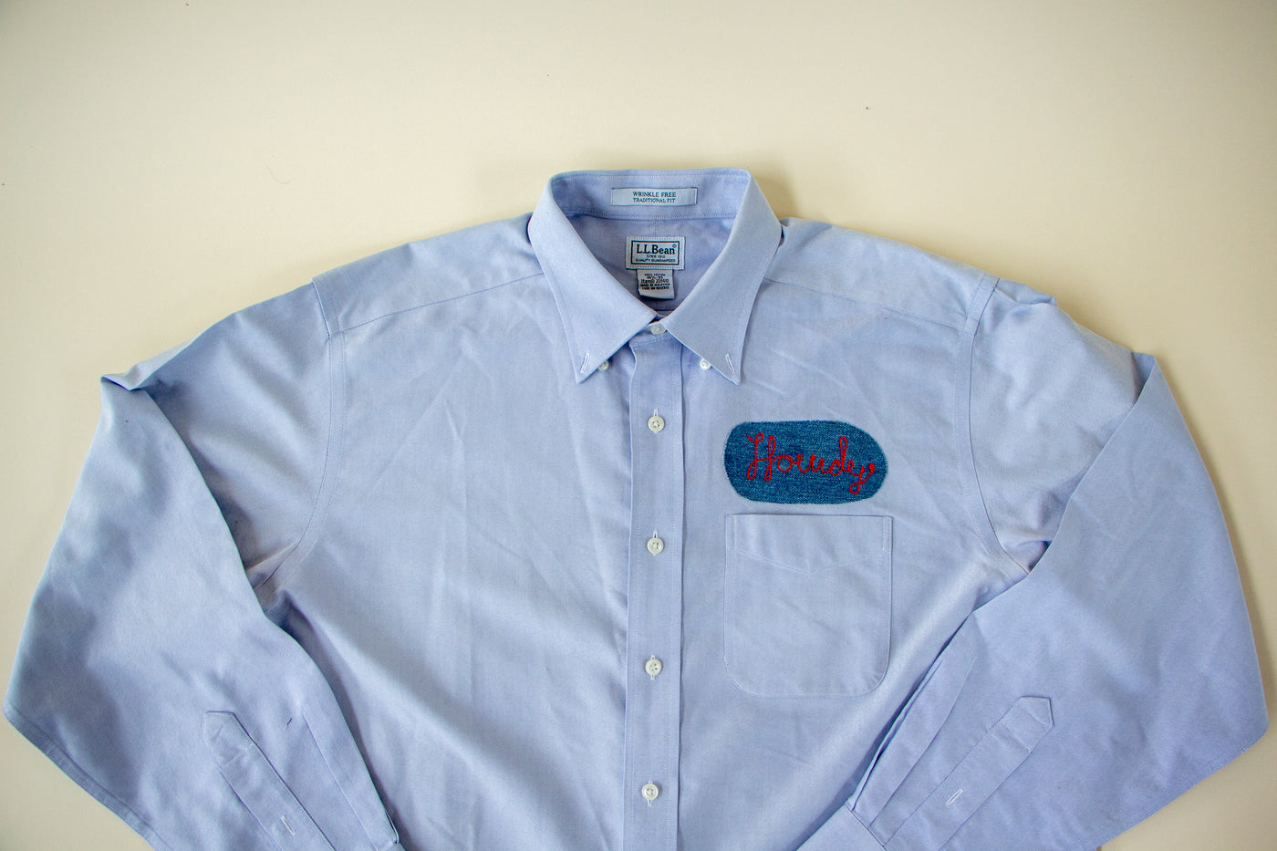 Chainstitch Patch Work Shirt L