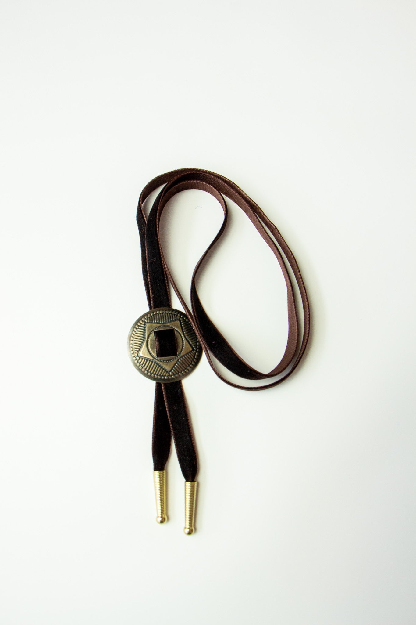 Multiple Velvet Bolo Ties - Gold Tips