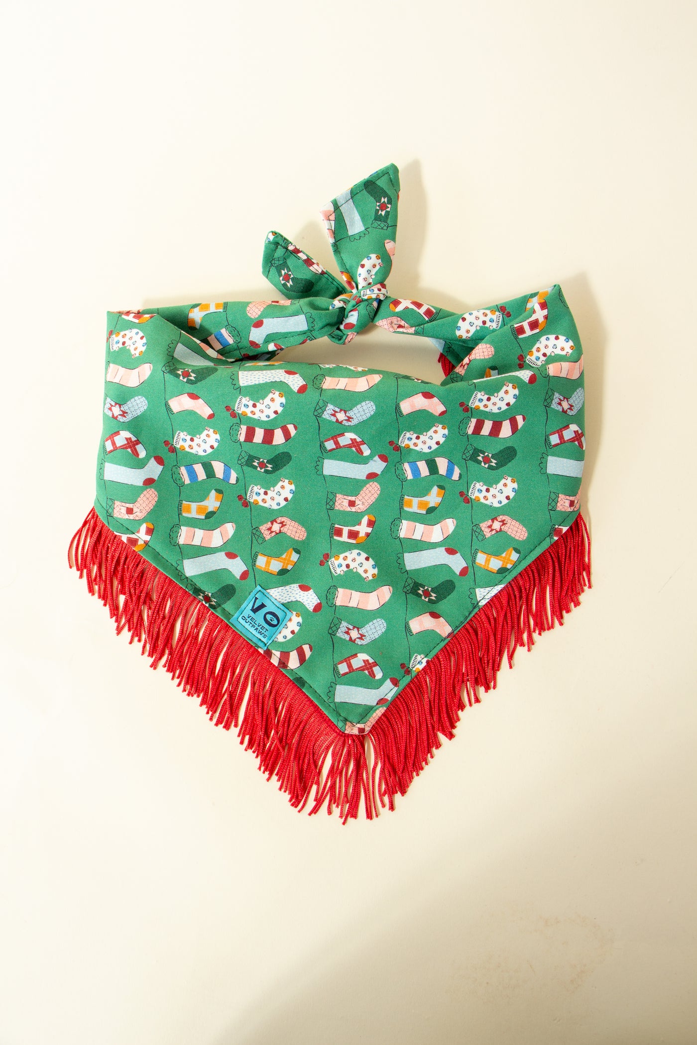 Stockings By the Fire Dog Bandana