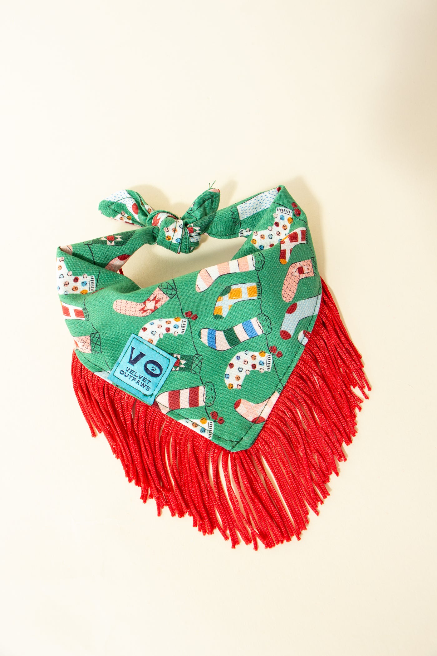 Stockings By the Fire Dog Bandana