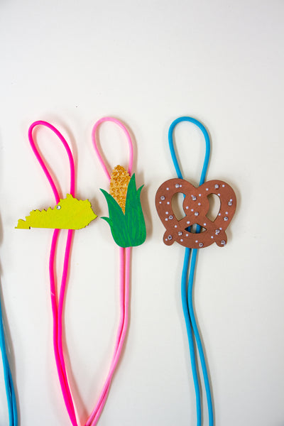 Soft Pretzel Bolo Tie