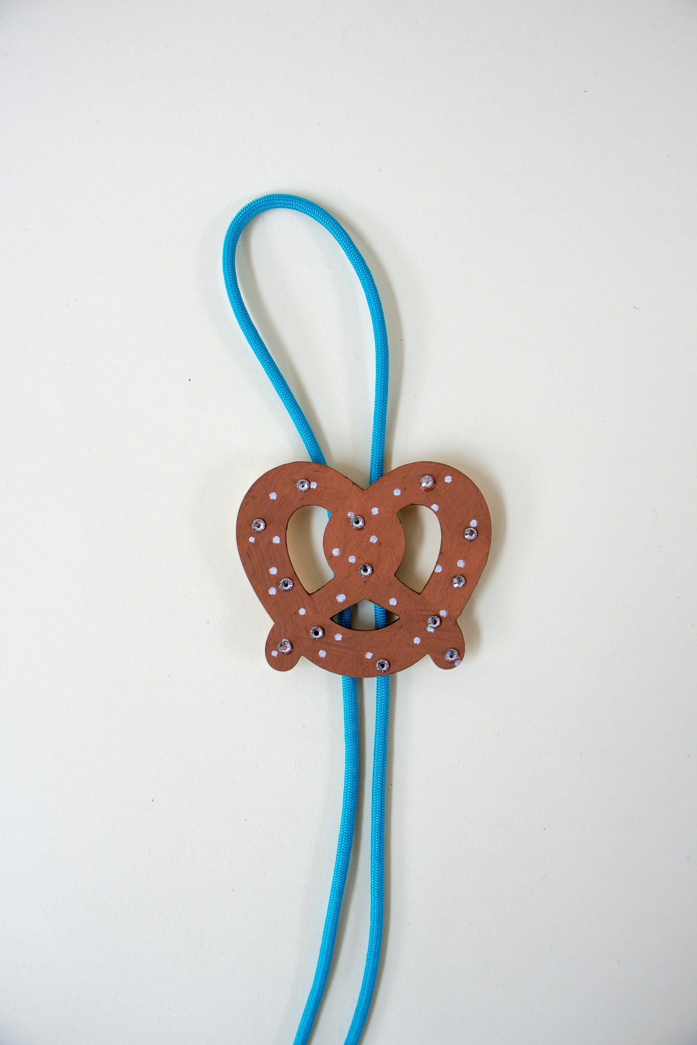 Soft Pretzel Bolo Tie