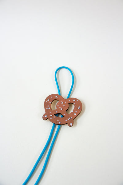 Soft Pretzel Bolo Tie