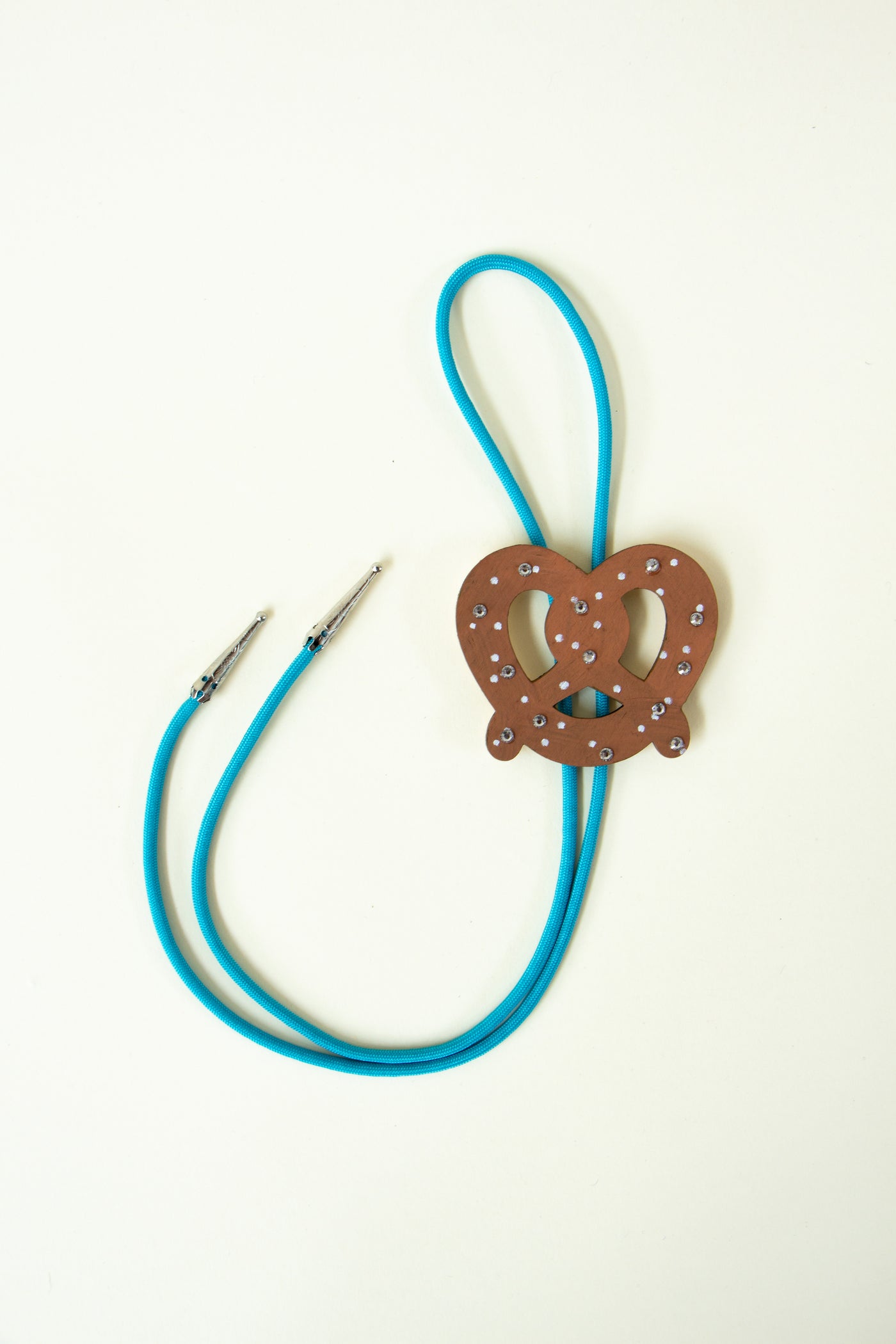 Soft Pretzel Bolo Tie