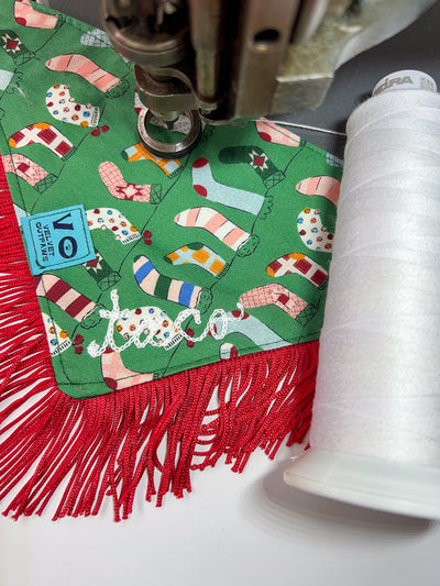 Stockings By the Fire Dog Bandana