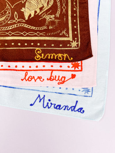 MISPRINTS Armadillo Cotton Bandana - Multiple Colors