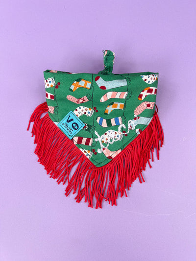 Stockings By the Fire Dog Bandana