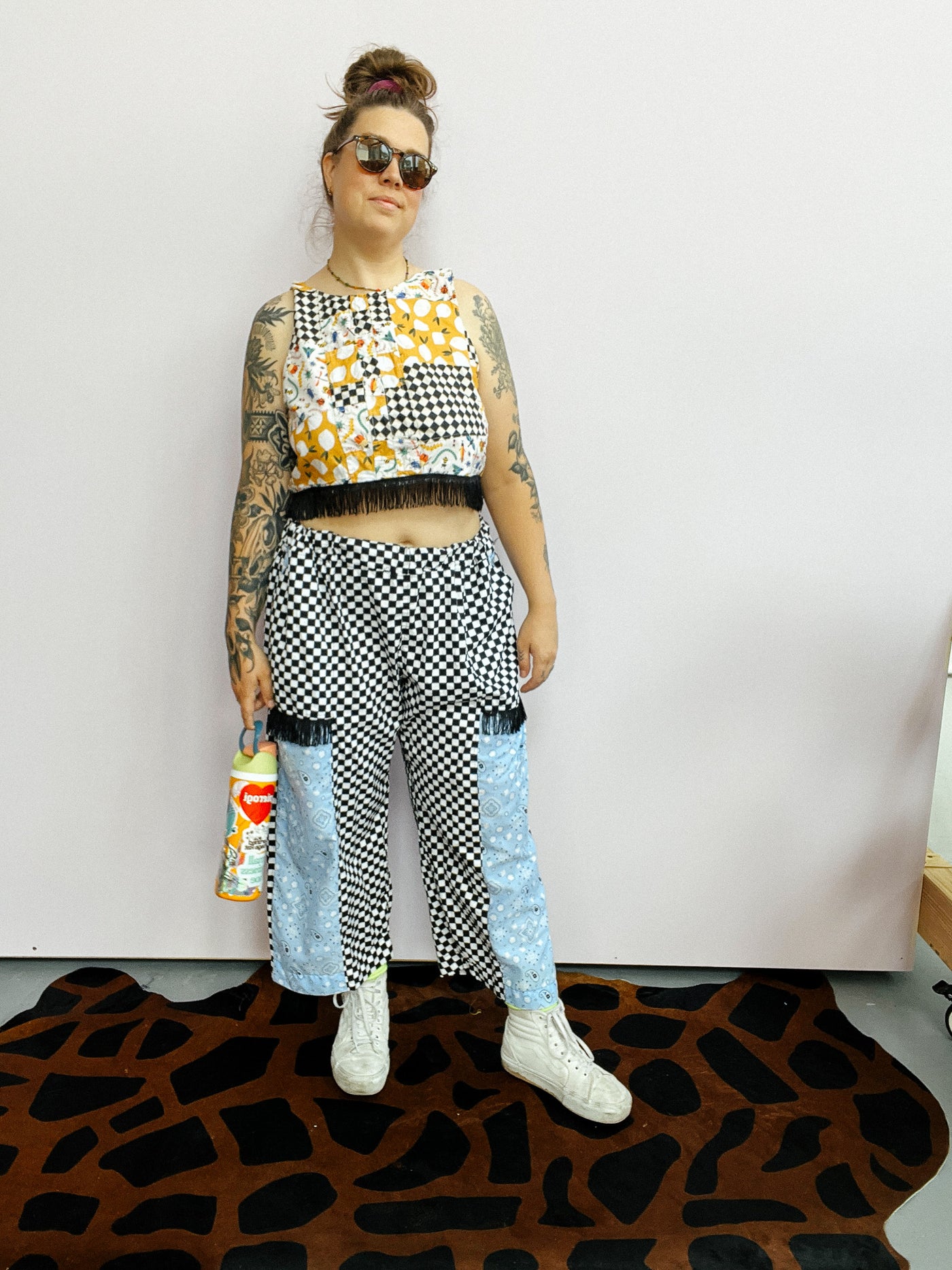Western Punk Fringe Pants - SAMPLE