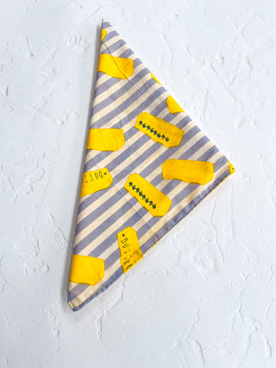 Butter Bandana Blue and White Stripe