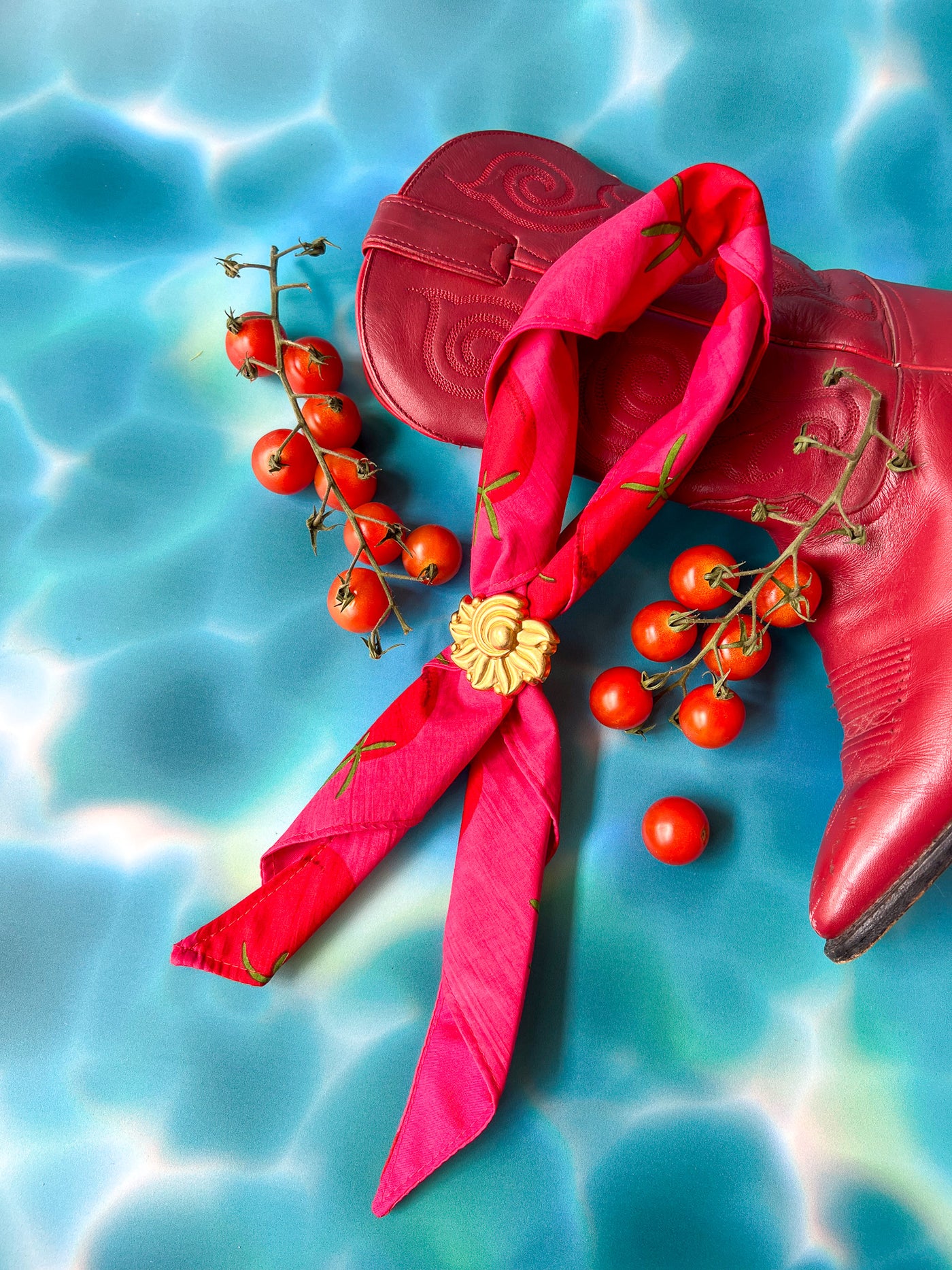 Tomato Bandana Red and Pink