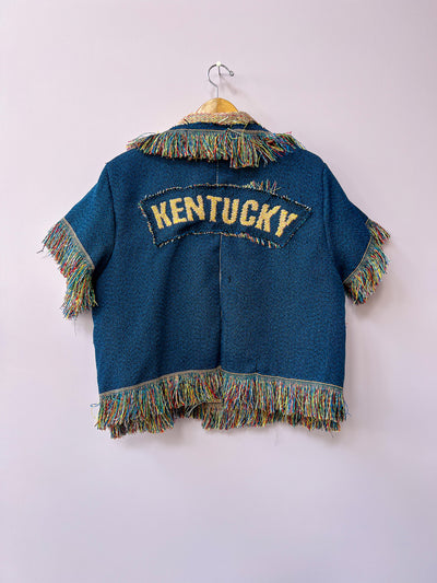 Kentucky Reworked Blanket Top