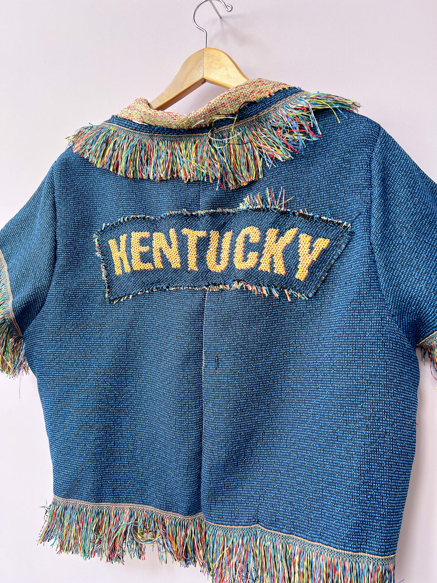 Kentucky Reworked Blanket Top