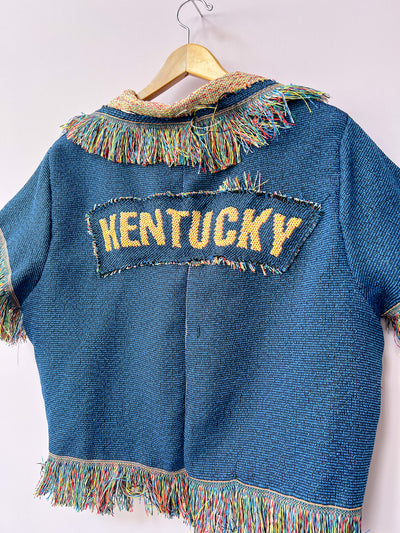 Kentucky Reworked Blanket Top