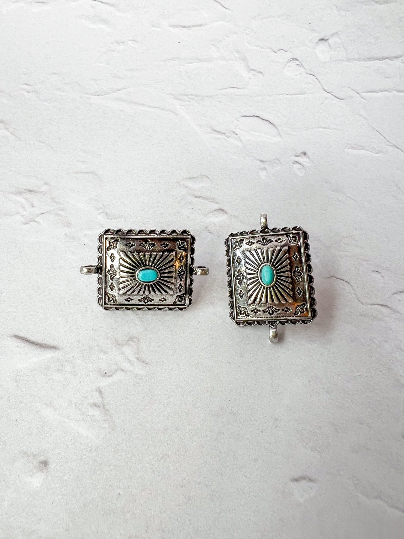 Turquoise Western Bandana Slide - SLIDE ONLY