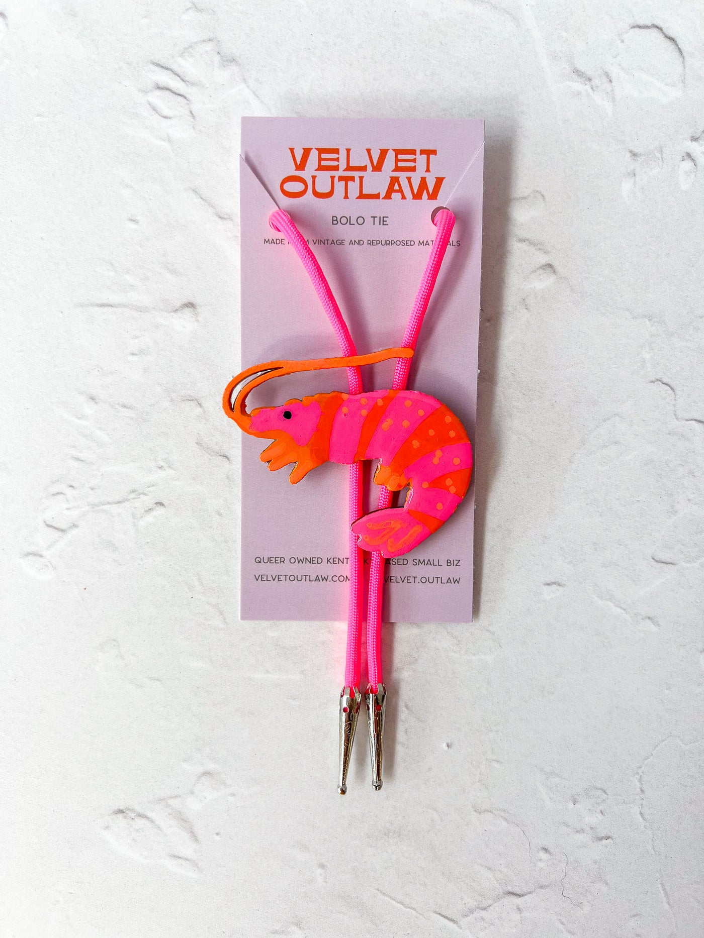 Shrimp Bolo Tie