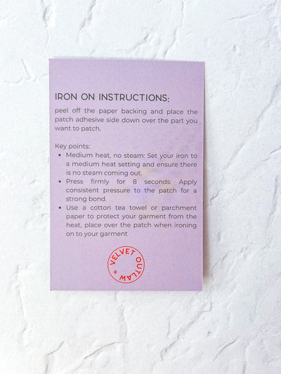 Duck Chain Stitch Iron On Patch