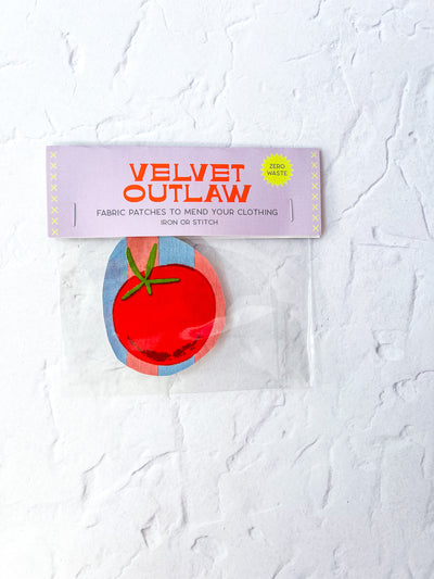 Mending Patch - Butter/Tomato