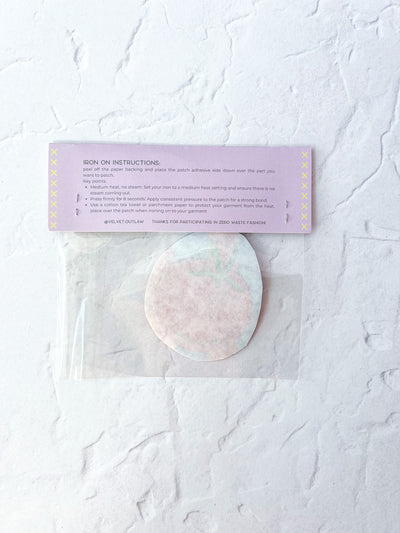 Mending Patch - Butter/Tomato