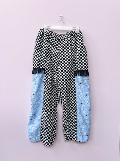Western Punk Fringe Pants - SAMPLE