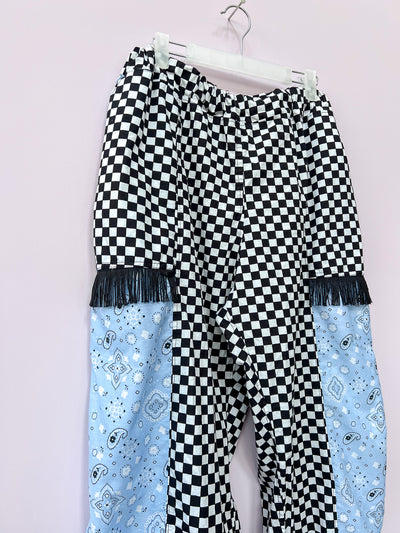 Western Punk Fringe Pants - SAMPLE
