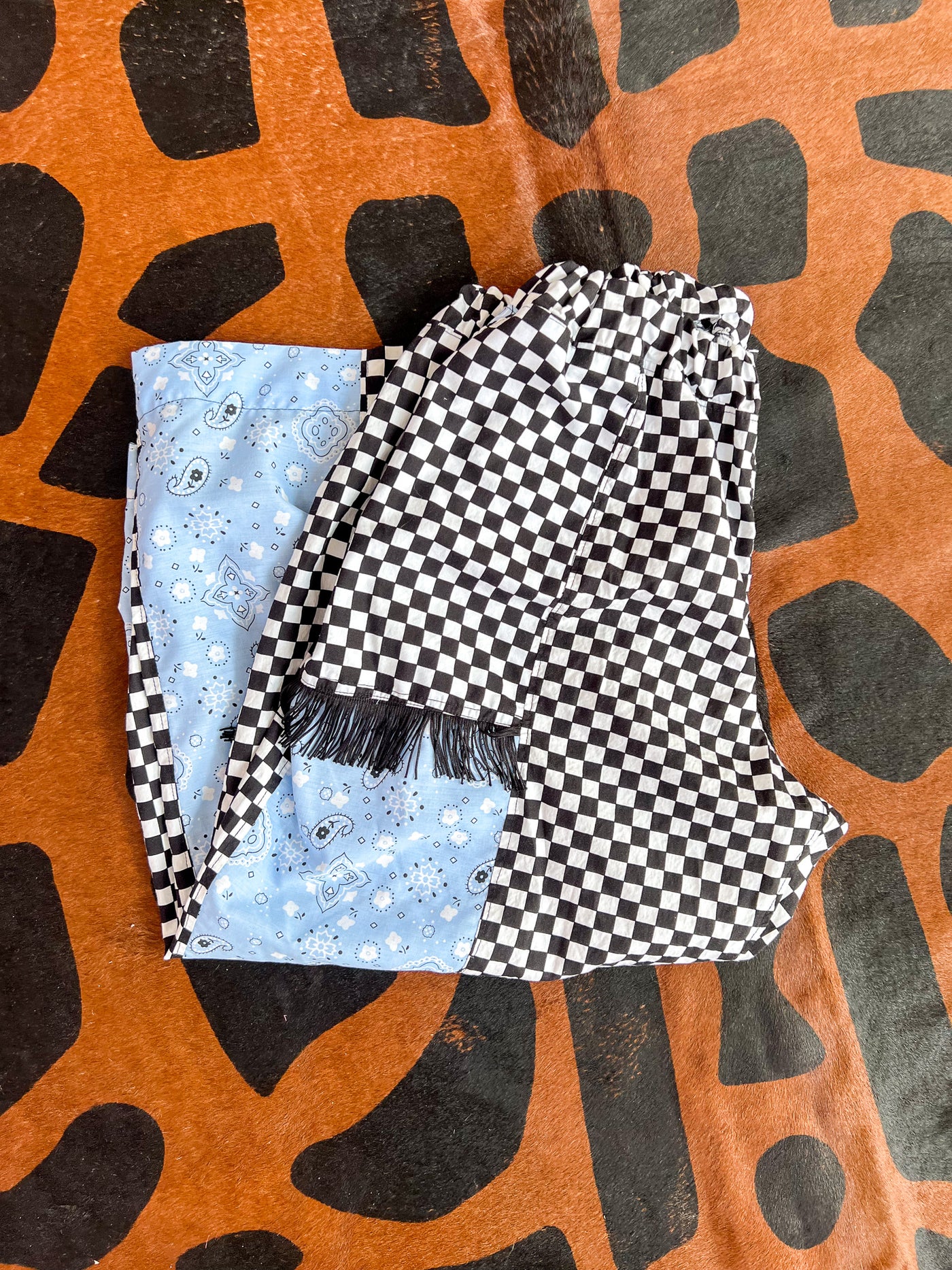 Western Punk Fringe Pants - SAMPLE