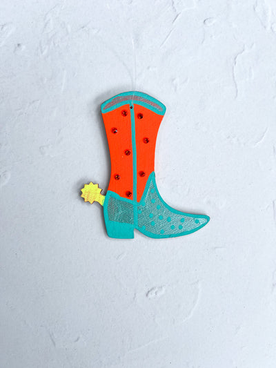 Cowgirl Boot Ornament