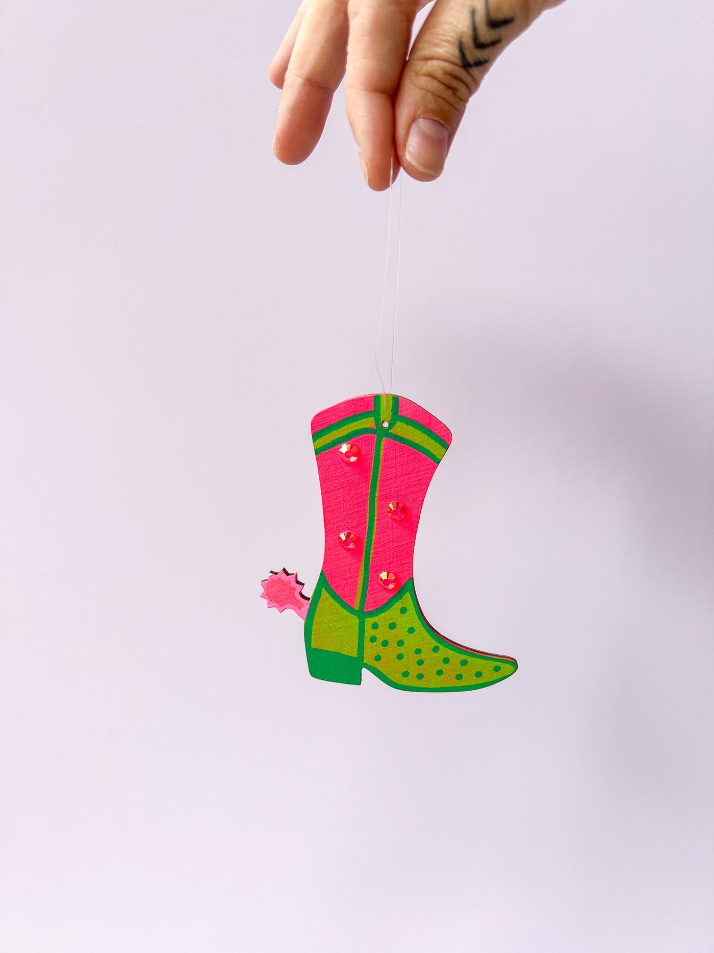 Cowgirl Boot Ornament
