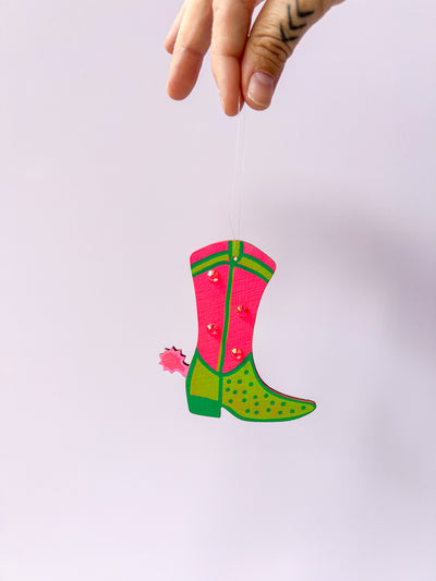 Cowgirl Boot Ornament