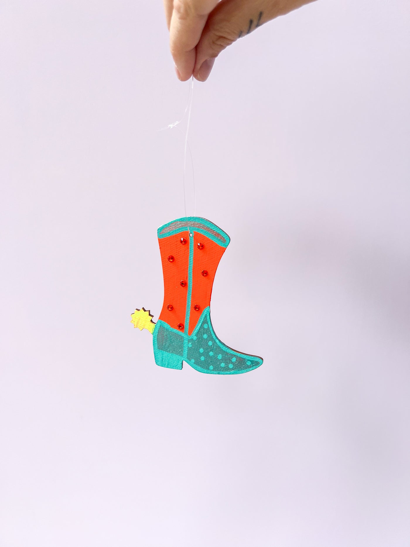 Cowgirl Boot Ornament