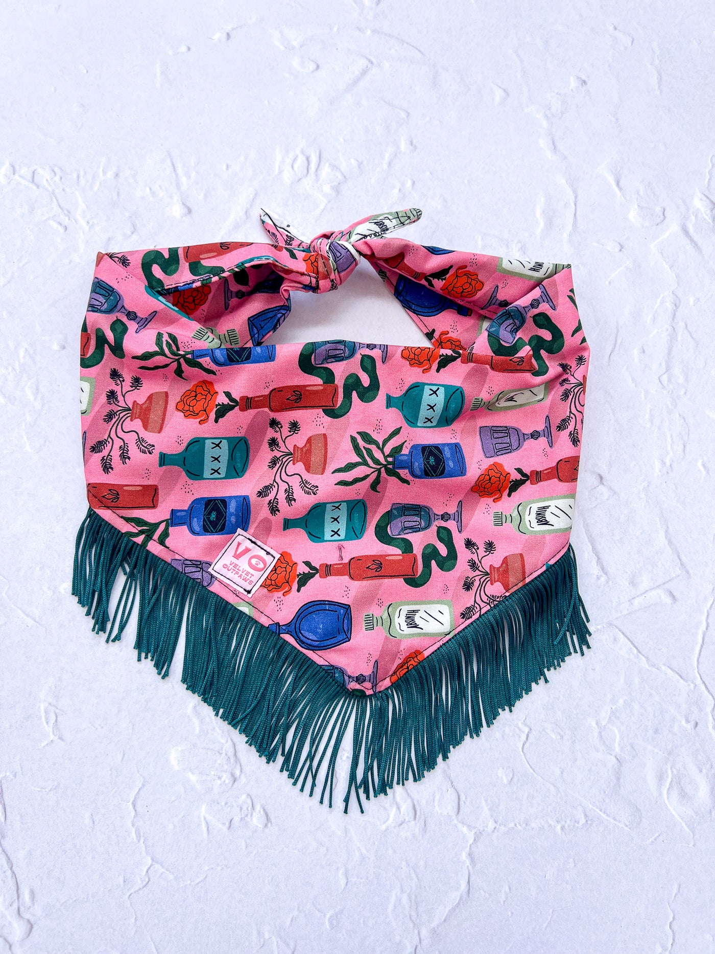 Potion Halloween Fringe Dog Bandana